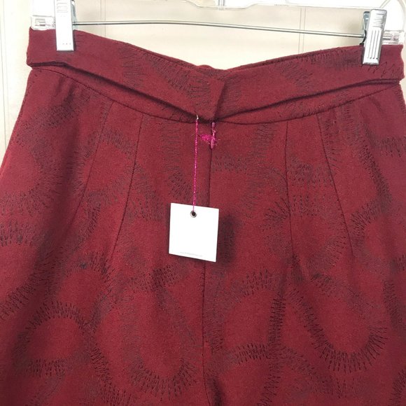 Italian Wool Blend High Waist Pinup Shorts Rocker Sailor Shorts Size Small - Picture 5 of 14